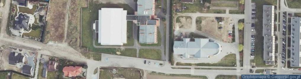 Zdjęcie satelitarne Lekkoatletyczny Ludowy Klub Sportowy Osowa Sień