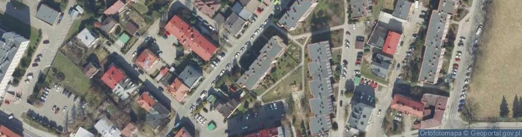 Zdjęcie satelitarne Leszek Jędrzejczyk Przedsiębiorstwo Handlowo-Usługowe Edecor Studio