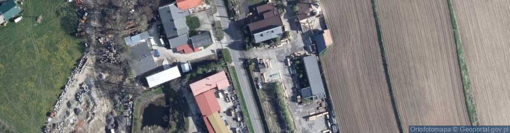 Zdjęcie satelitarne Leszek Makowczyński Przedsiębiorstwo Produkcyjno-Usługowo- Handlowe An-Mark Export-Import