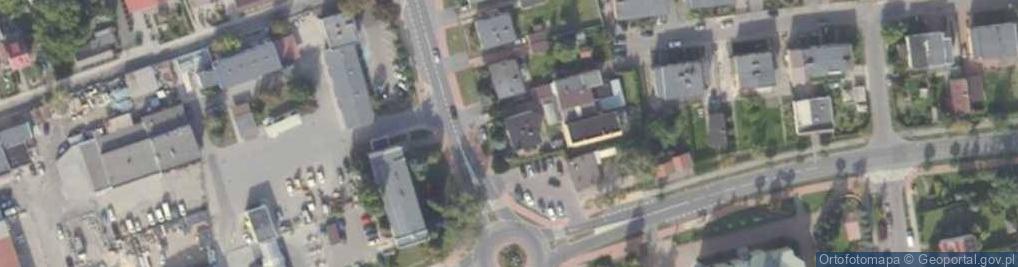 Zdjęcie satelitarne Leszek Narożyński Przedsiębiorstwo Handlowo-Usługowo- Produkcyjne Domina