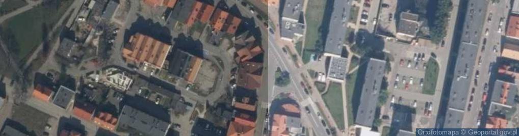Zdjęcie satelitarne Leszek Wysiecki Firma Usługowa
