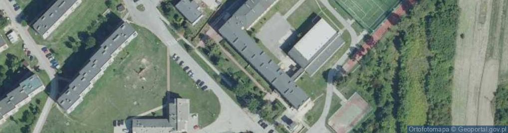 Zdjęcie satelitarne Liceum Ogólnokształcące Dla Dorosłych w Małogoszczu