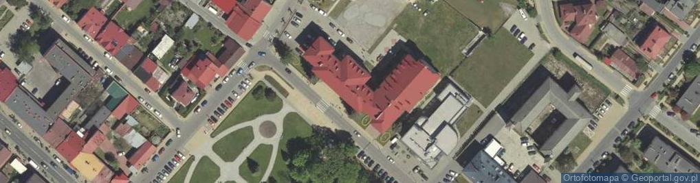 Zdjęcie satelitarne Liceum Ogólnokształcące im Bohaterów Porytowego Wzgórza w Janowie Lubelskim
