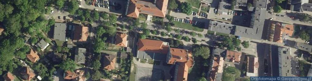 Zdjęcie satelitarne Liceum Ogólnokształcące im.Juliusza Słowackiego w Oleśnicy