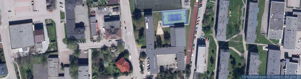 Zdjęcie satelitarne Liceum Ogólnokształcące im Marii Skłodowskiej Curie