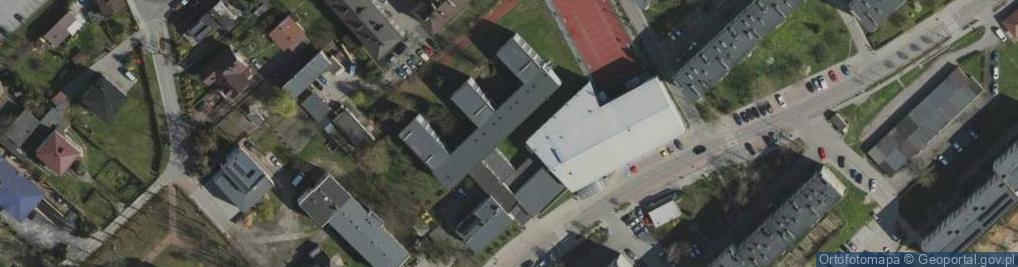 Zdjęcie satelitarne Liceum Ogólnokształcące im Mjra Henryka Sucharskiego w Myszkowie