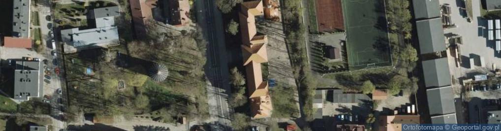 Zdjęcie satelitarne Liceum Ogólnokształcące nr i im J Bażyńskiego w Ostródzie
