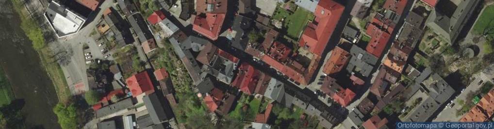 Zdjęcie satelitarne Liga Ochrony Przyrody Oddział Powiatowy w Cieszynie
