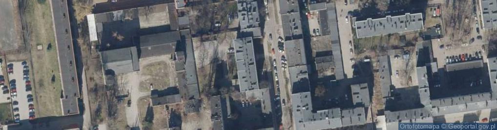 Zdjęcie satelitarne Łódzki Okręgowy Związek Tenisa Stołowego