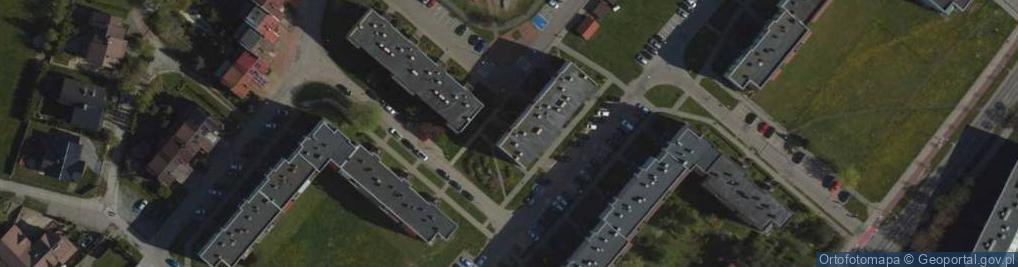 Zdjęcie satelitarne Lokatorsko Własnościowa Spółdzielnia Mieszkaniowa Budowlani w Tczewie