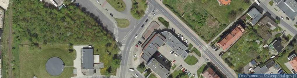 Zdjęcie satelitarne Lokatorsko Własnościowa Spółdzielnia Mieszkaniowa Warta w Śremie