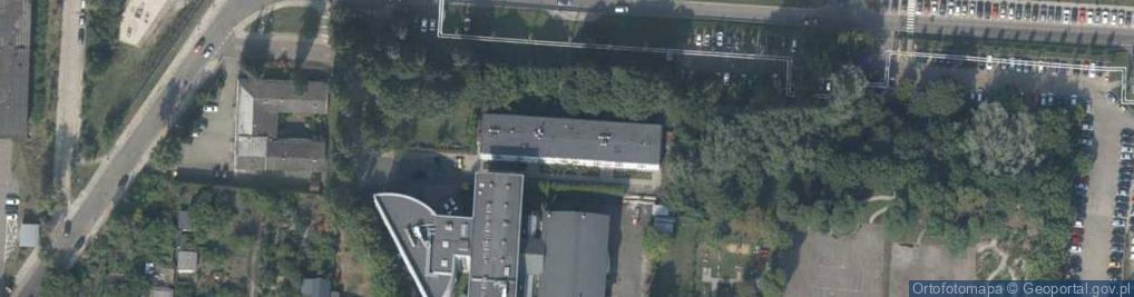 Zdjęcie satelitarne Lokatorsko Własnościowa Spółdzielnia Mieszkaniowa Zębiec