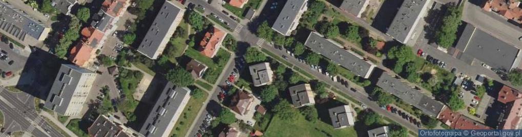 Zdjęcie satelitarne Lubińskie Centrum Jogi Surya