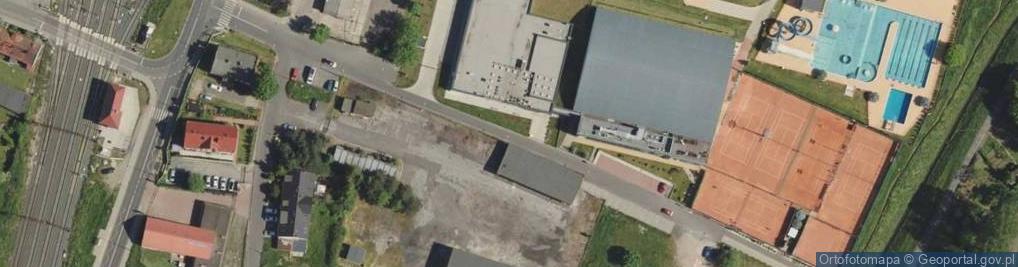 Zdjęcie satelitarne Lubińskie Centrum Tenisowe Top Tenis