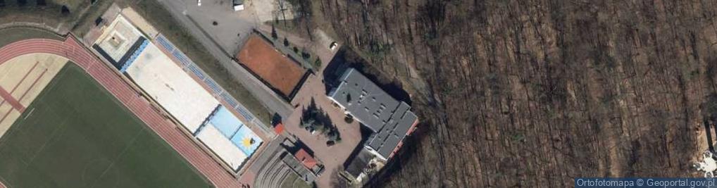 Zdjęcie satelitarne Lubuski Klub Sportowy Lubusz w Słubicach
