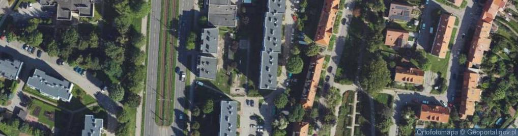 Zdjęcie satelitarne Łukasz Adamczyk Indywidualna Praktyka Lekarska Wyłącznie w Miejscu Wezwania