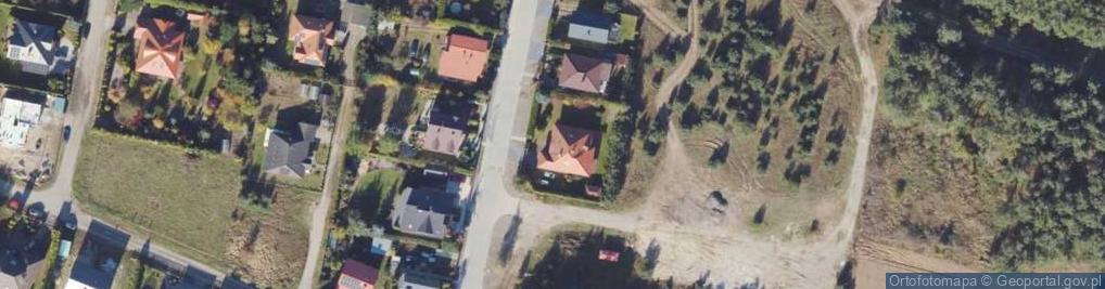 Zdjęcie satelitarne Łukasz Borkowski Przedsiębiorstwo Wielobranżowe Bo-Ra