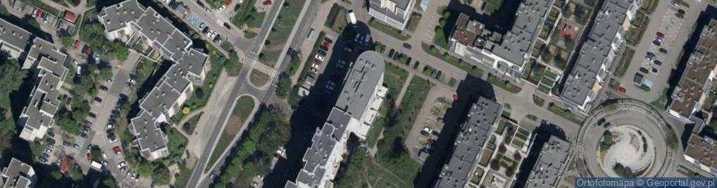 Zdjęcie satelitarne Łukasz Kędzior Ekotechnika Zakład Projektowania i Kompletacji Dostaw