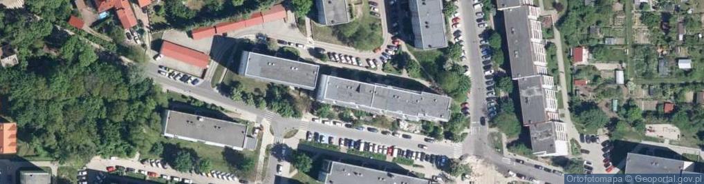 Zdjęcie satelitarne Łukasz Kostrzewa Fabryka Projektowa