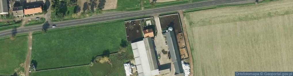 Zdjęcie satelitarne Łukasz Zięba Usługi Rolnicze