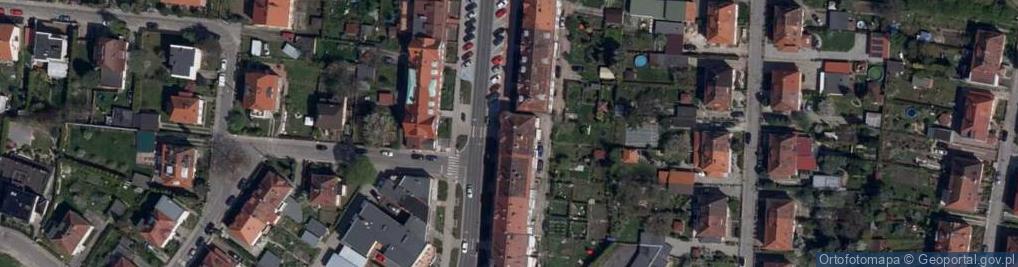 Zdjęcie satelitarne Łużyckie Centrum Ubezpieczeniowo-Kredytowe