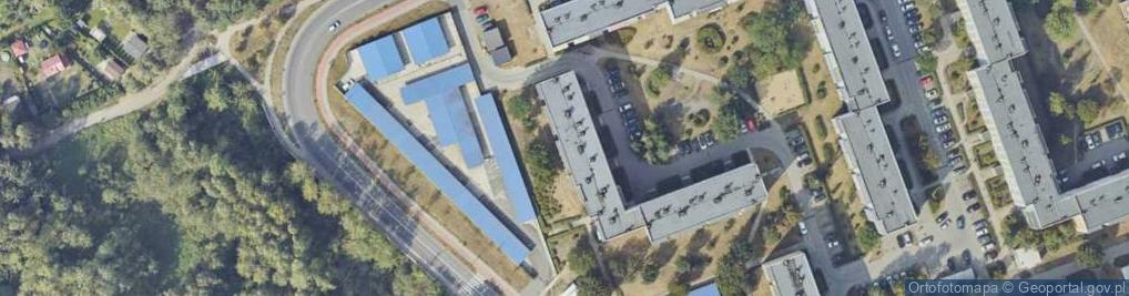 Zdjęcie satelitarne M.B.Jabłoński Materiały Budowlane - Lech Jabłoński