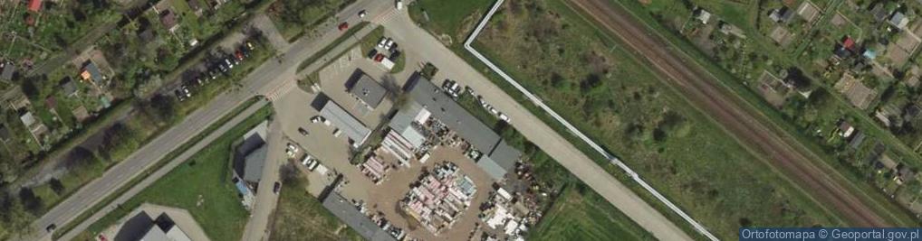 Zdjęcie satelitarne Mad-Bud Materiały Budowlane Damian Madej