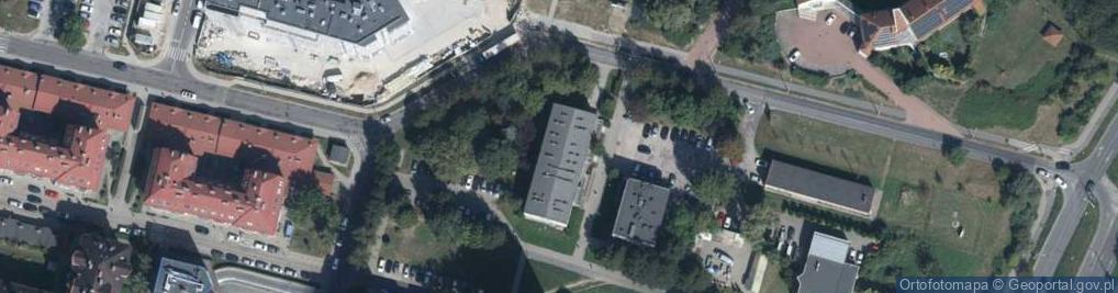 Zdjęcie satelitarne Magdalena Gładkowska Mucha Jutrzenka Niepubliczn Zespół Opieki Zdrowotn Praktyka Lekarza Rodzinnego