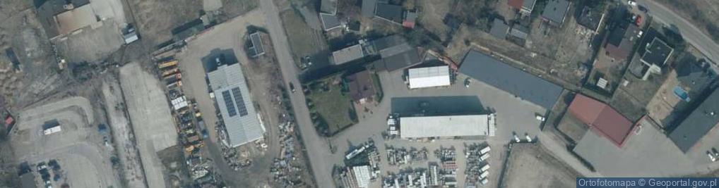 Zdjęcie satelitarne Magdalena Kasperkiewicz Efekt Hurtownia Materiałów Budowlanych