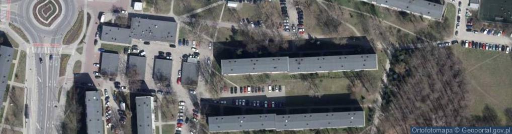 Zdjęcie satelitarne Magiel Prasowalnia Repasacja Oczek