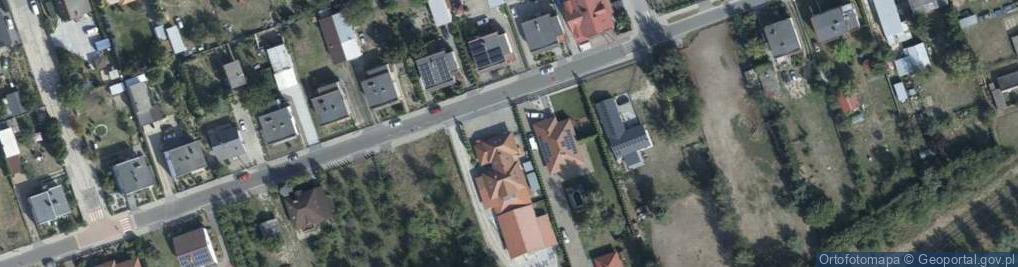 Zdjęcie satelitarne Maja Dąbrowska Przedsiębiorstwo Wielobranżowe Maja