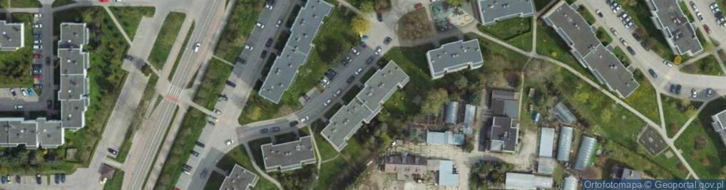Zdjęcie satelitarne Mała Spółdzielnia Mieszkaniowa Jutrzenka w Elblągu