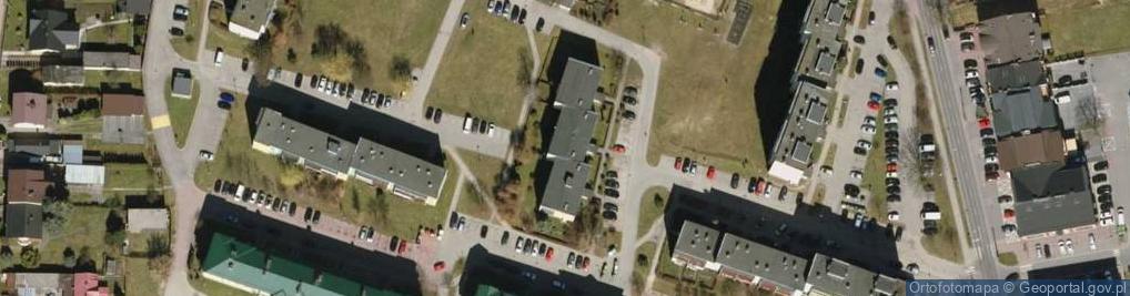 Zdjęcie satelitarne Mała Spółdzielnia Mieszkaniowa Lokatorsko Własnościowa Nasz Dom w Wyszkowie