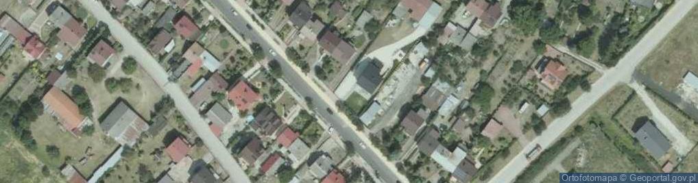 Zdjęcie satelitarne Małgorzata Fijałkowska Skład Materiałów Budowlanych Domex