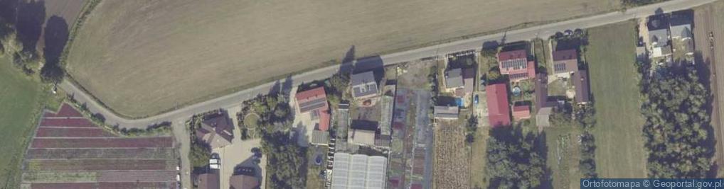 Zdjęcie satelitarne Małgorzata Gawrysiak Przedsiębiorstwo Handlowe Margaretka