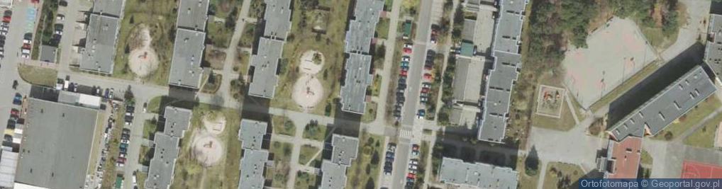 Zdjęcie satelitarne Małgorzata Jaworska Domek Myszki Miki