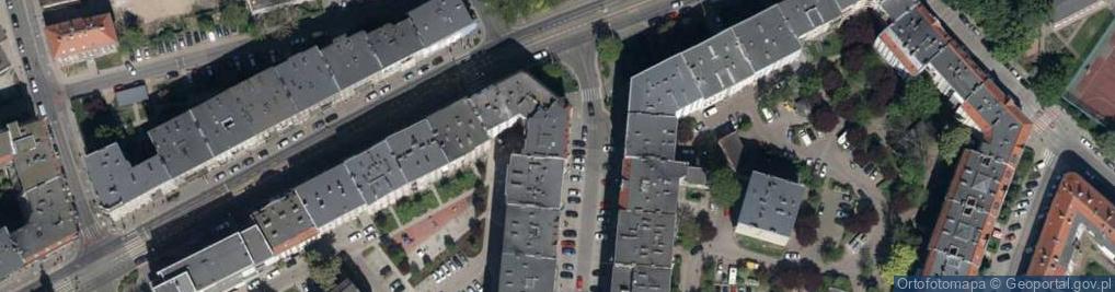 Zdjęcie satelitarne Małgorzata Simla Pracownia Projektowa