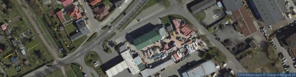 Zdjęcie satelitarne Małgorzata Szulczyńska Firma Produkcyjno-Handlowo-Usługowa Hurtowniamag-Mir