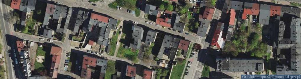 Zdjęcie satelitarne Małgorzata Zielińska Pawilon Handlowy Oli-Kol