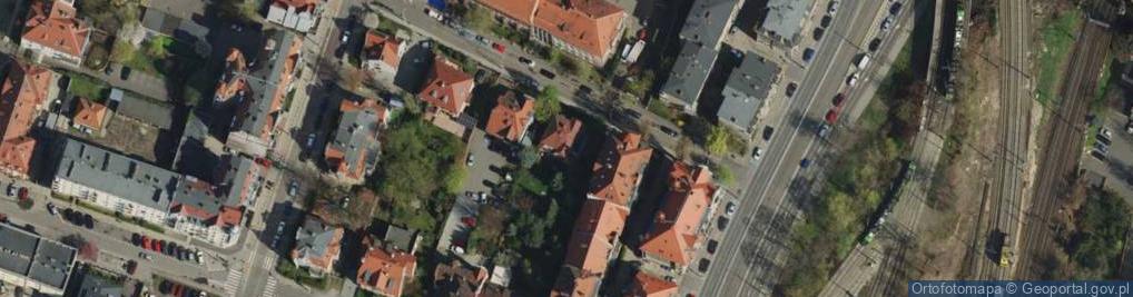 Zdjęcie satelitarne Malibo Polska Wielobranżowe Przeds Handlowe Malinowska