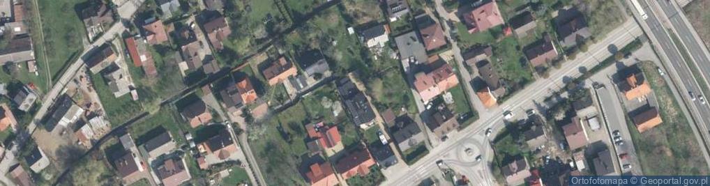 Zdjęcie satelitarne Małopolska Agencja Ubezpieczeń Horyzont Artur Łotocki .Biuro Podróży Horyzont Artur Łotocki.Zakład Pogrzebowy Wiara Artur Łotocki.