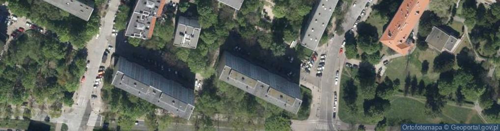 Zdjęcie satelitarne "Marak" Pracownia Architektoniczno-Urbanistyczna Marak Ryszard