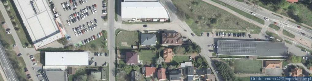 Zdjęcie satelitarne Marek Baranowski Mazowieckie Centrum Artykułów Biurowych Marcol
