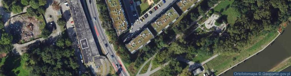 Zdjęcie satelitarne Marek Frączek Saam Studio Architektoniczne