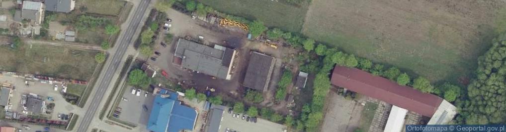 Zdjęcie satelitarne Marek Giżyński Wspólnik Spólki Cywilnej Zakład Usługowo- Handlowy Maszyny Drogowe