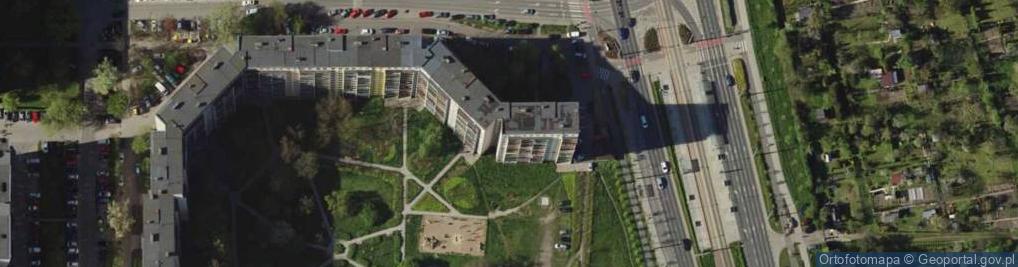 Zdjęcie satelitarne Marek Poniatowski Poż-Uniwer Przedsiębiorstwo Usługowo-Handlowo-Produkcyjne