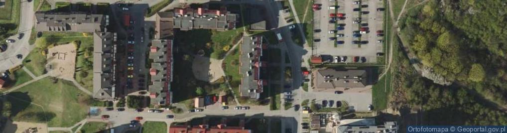 Zdjęcie satelitarne Marek Pytel Indywidualna Praktyka Lekarska w Miejscu Wezwania