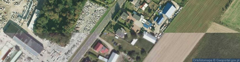 Zdjęcie satelitarne Marek Ratajczak Usługi Leśno-Ogrodnicze