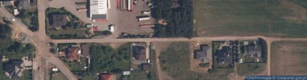Zdjęcie satelitarne Marek Zawadzki Handel Obwoźny