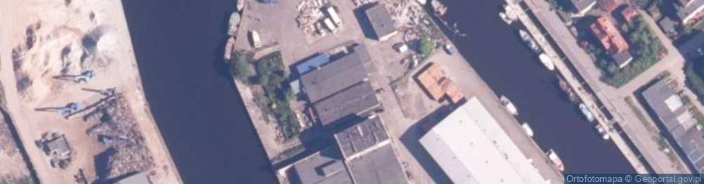 Zdjęcie satelitarne Marina Darłowo Przedsiębiorstwo Handlowo Usługowe